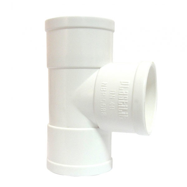 TE ESGOSTO 40MM PLASTILIT - Imagem 1