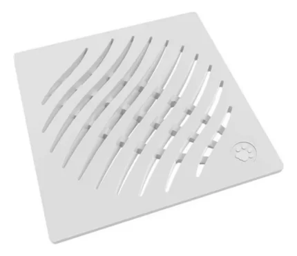 GRELHA QUADRADA BRANCA 150MM TIGRE